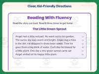 Reading with Fluency Worksheet – 1st Grade Practice + Answer Key preview 4