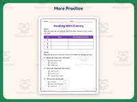 Reading with Fluency Worksheet – 1st Grade Practice + Answer Key preview 7