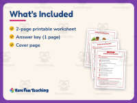 Really Not Eating Well Reading Comprehension Worksheet – 3rd Grade preview 5