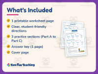 Rectangles Area Worksheet – 3rd Grade Geometry Practice + Answer Key preview 5