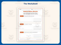 Reduce, Reuse, Recycle Items Worksheet – 2nd Grade Earth Day Practice preview 2