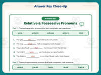 Relative and Possessive Pronouns Worksheet – 4th Grade Grammar preview 7