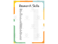 Research Skills Word Search and Word Scramble Worksheets preview 2