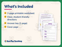 Retelling the Story The Three Little Pigs Worksheet – 1st Grade preview 5