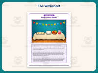 Retirement Party Reading Comprehension Worksheet – 4th Grade Practice preview 2