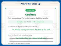 Rewriting Capitalization Worksheet – 2nd Grade Proper Nouns Practice preview 7