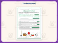 Rewriting Subject Predicate Sentences Worksheet – 3rd Grade Practice preview 2