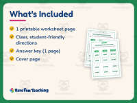 Rhyming Words -ick, -ock, -ump Cut and Paste Worksheet – 1st Grade preview 5