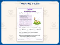 RL.2.4 Common Core Worksheet – 2nd Grade Poetry Practice + Answer Key preview 3