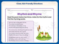 RL.2.4 Common Core Worksheet – 2nd Grade Poetry Practice + Answer Key preview 4