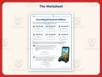 Rounding to Hundred Millions Worksheet – 5th Grade Estimation Practice preview 2