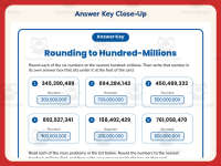 Rounding to Hundred Millions Worksheet – 5th Grade Estimation Practice preview 7