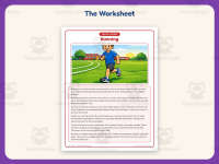 Running Health and Fitness Reading Comprehension Worksheet – 3rd Grade preview 2