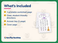 Same and Different Words Worksheet – 1st Grade Compare and Contrast preview 5