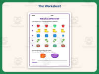 Same Different Items Worksheet – 1st Grade Compare and Contrast preview 2