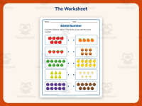 Same Number Picture Representations Worksheet – Kindergarten Counting preview 2
