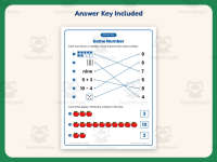 Same Number Worksheet – 1st Grade Counting Practice + Answer Key preview 3