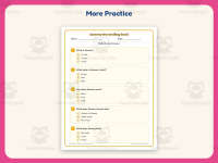 Sammy the Smiling Snail Reading Comprehension Worksheet – Preschool preview 7