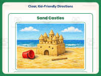 Sand Castles Reading Comprehension Worksheet – 1st Grade Practice preview 4