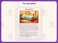 Sassy Sandra Reading Comprehension Worksheet – 3rd Grade Practice preview 2