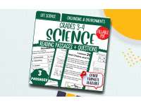 Science Reading Comprehension: Organisms and Environments Fillable PDF preview