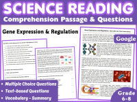 Science Reading Comprehension Passage: Gene Expression (Docs) preview