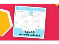 Scientific Notation Worksheet for 8.EE.A.3 preview