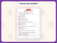 Sean’s New Friend Reading Comprehension Worksheet – 3rd Grade Passover preview 3