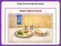 Sean’s New Friend Reading Comprehension Worksheet – 3rd Grade Passover preview 4