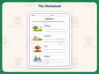 Seasons of the Year Sentences Worksheet – 1st Grade Science Practice preview 2