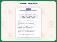 Second Grade Sight Words O to T Worksheet – 1st-3rd Grade Dolch Words preview 3