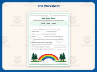 See Saw Sees Worksheet – 2nd Grade Verbs Practice + Answer Key preview 2