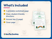 See Saw Sees Worksheet – 2nd Grade Verbs Practice + Answer Key preview 5