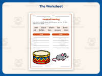 Senses Hearing Worksheet – 2nd Grade Anatomy Practice + Answer Key preview 2