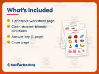Senses Taste Worksheet – Kindergarten Anatomy Practice + Answer Key preview 5