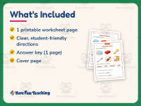 Senses Touch Worksheet – 1st Grade Anatomy Practice + Answer Key preview 5