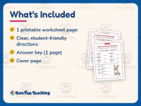 Separating Double Consonants Worksheet – 2nd Grade Syllables Practice preview 5