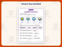 Sequencing Pictures Worksheet – Kindergarten Plot & Story Elements preview 3