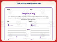Sequencing Worksheet: Circle Sequence Graphic Organizer – 5th Grade preview 4