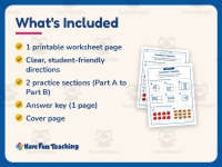 Shading Fractions Fourths Worksheet – 2nd Grade Math Practice preview 5