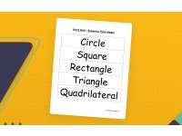 Shapes Word Wall preview