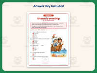 Shawn is on a Ship SH Phonics Stories Reading Worksheet – 1st Grade preview 3