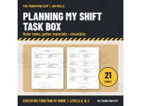 Shift Planning Task Box: Put Job Tasks in Order and Gather Supplies preview