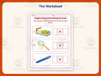 Short E Words Beginning and Ending Sounds Worksheet – Kindergarten CVC preview 2
