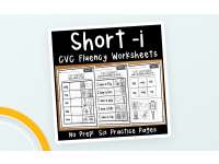 Short i CVC Worksheets preview