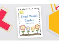 Short Vowel Garden Activity preview