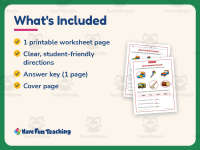 Short Vowel O Worksheet – 1st Grade Alphabet & Short Vowels Practice preview 5
