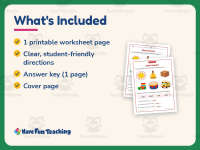 Short Vowel Sounds U Worksheet – 1st Grade Short Vowels Practice preview 5