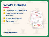 Short Vowels Fill in the Blank Worksheet – 1st Grade Phonics Practice preview 5