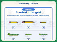Shortest to Longest Worksheet – 1st Grade Measurement & Size Practice preview 7
